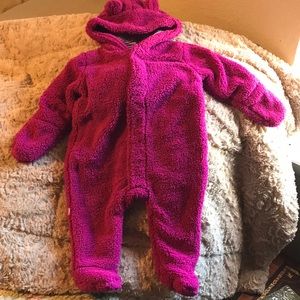 Fuschia color winter suit